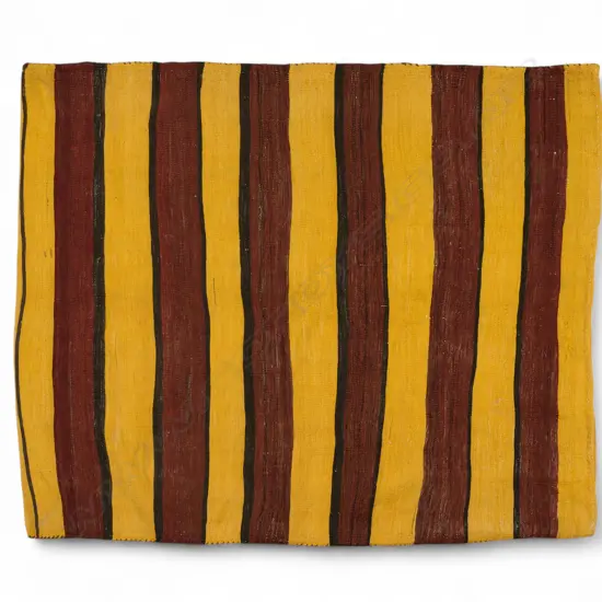 wool flat weave brocaded bag,